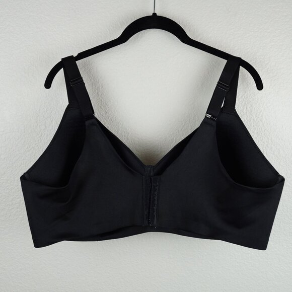 Catherines Intimates Black Bra 44D Wireless Full Coverage - Picture 3 of 5